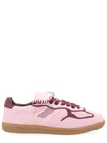 Pink Lace-up Sneakers 1