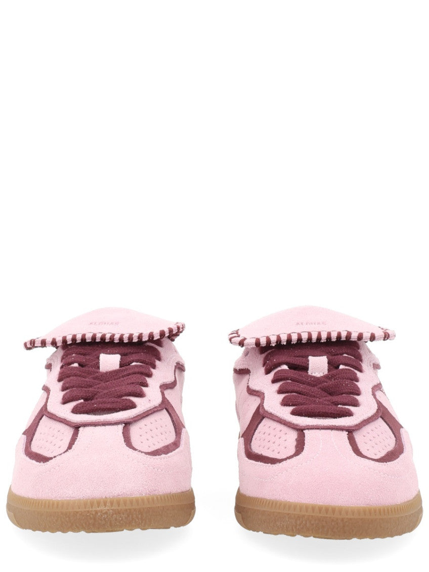 Pink Lace-up Sneakers 3