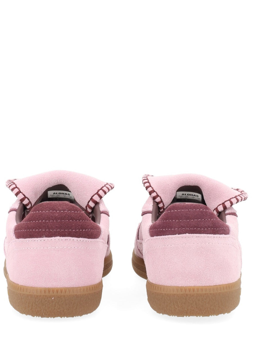 Pink Lace-up Sneakers 4