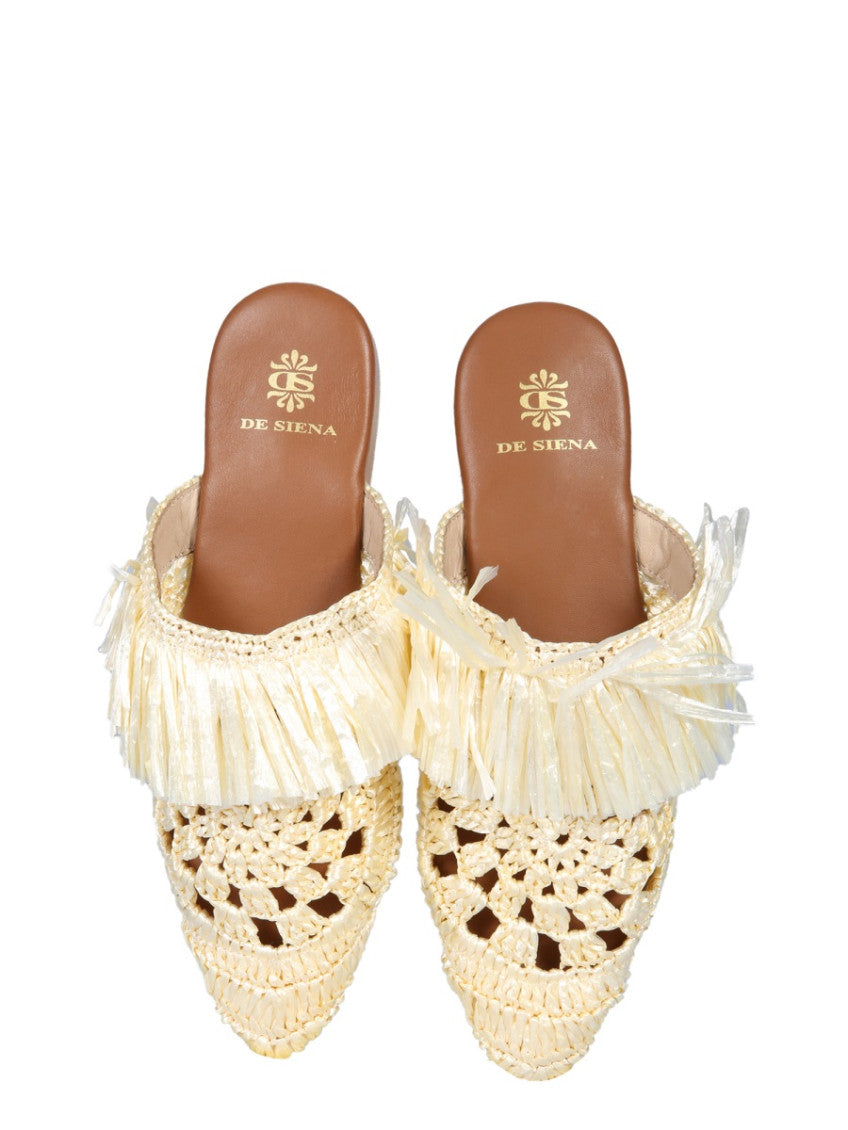 White Slip-on Sandals 2