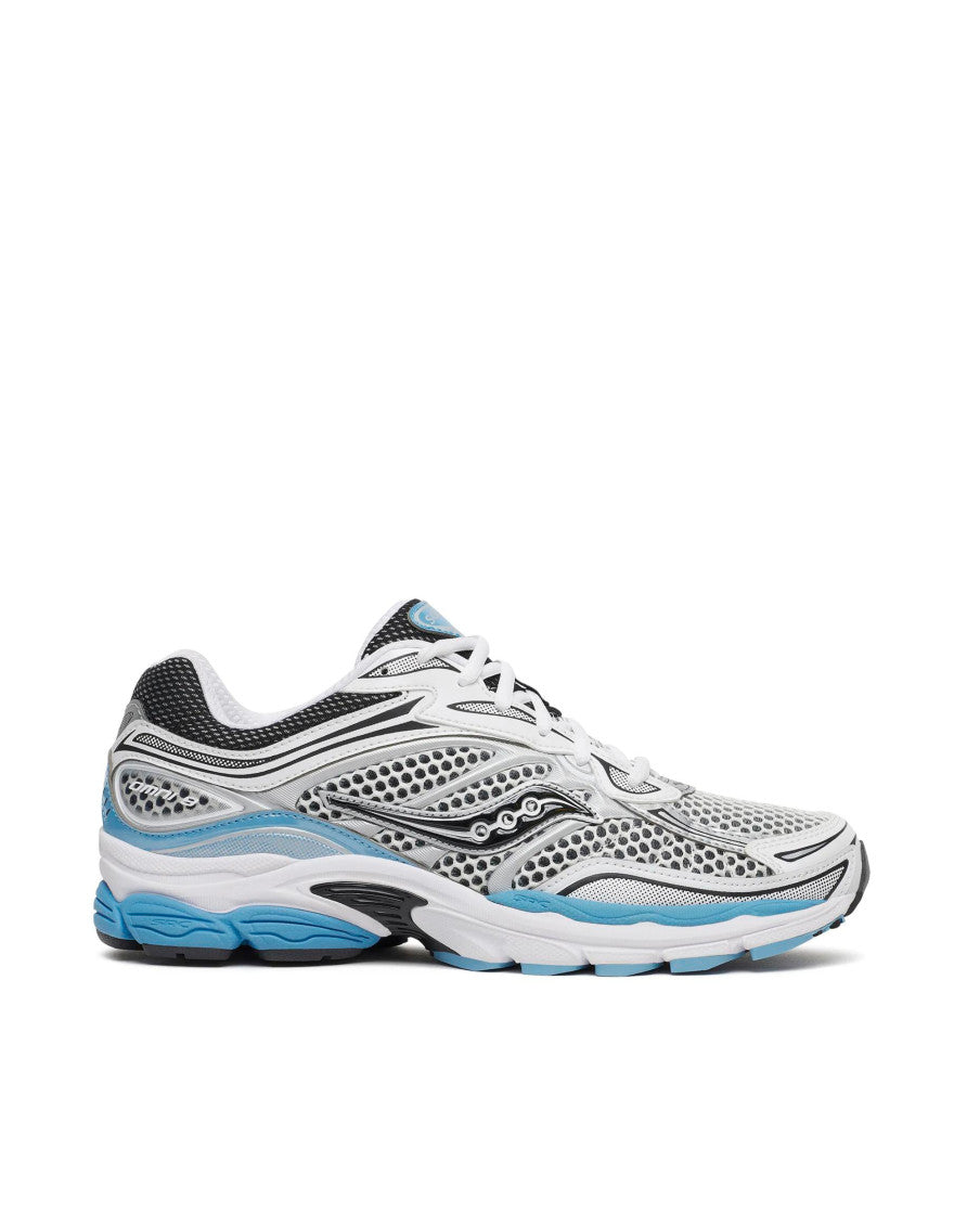 White Color Block Sneakers 1