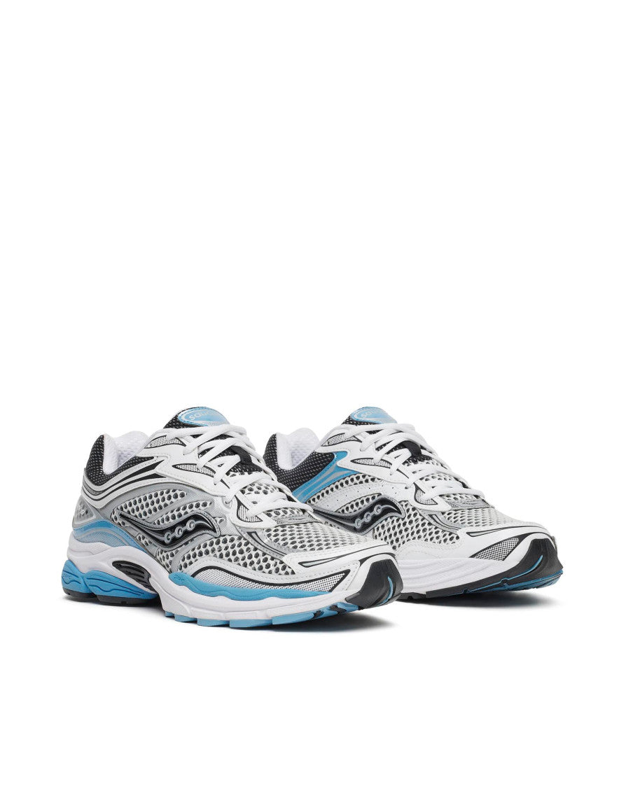 White Color Block Sneakers 2