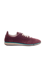 Maroon Suede Sneakers 1