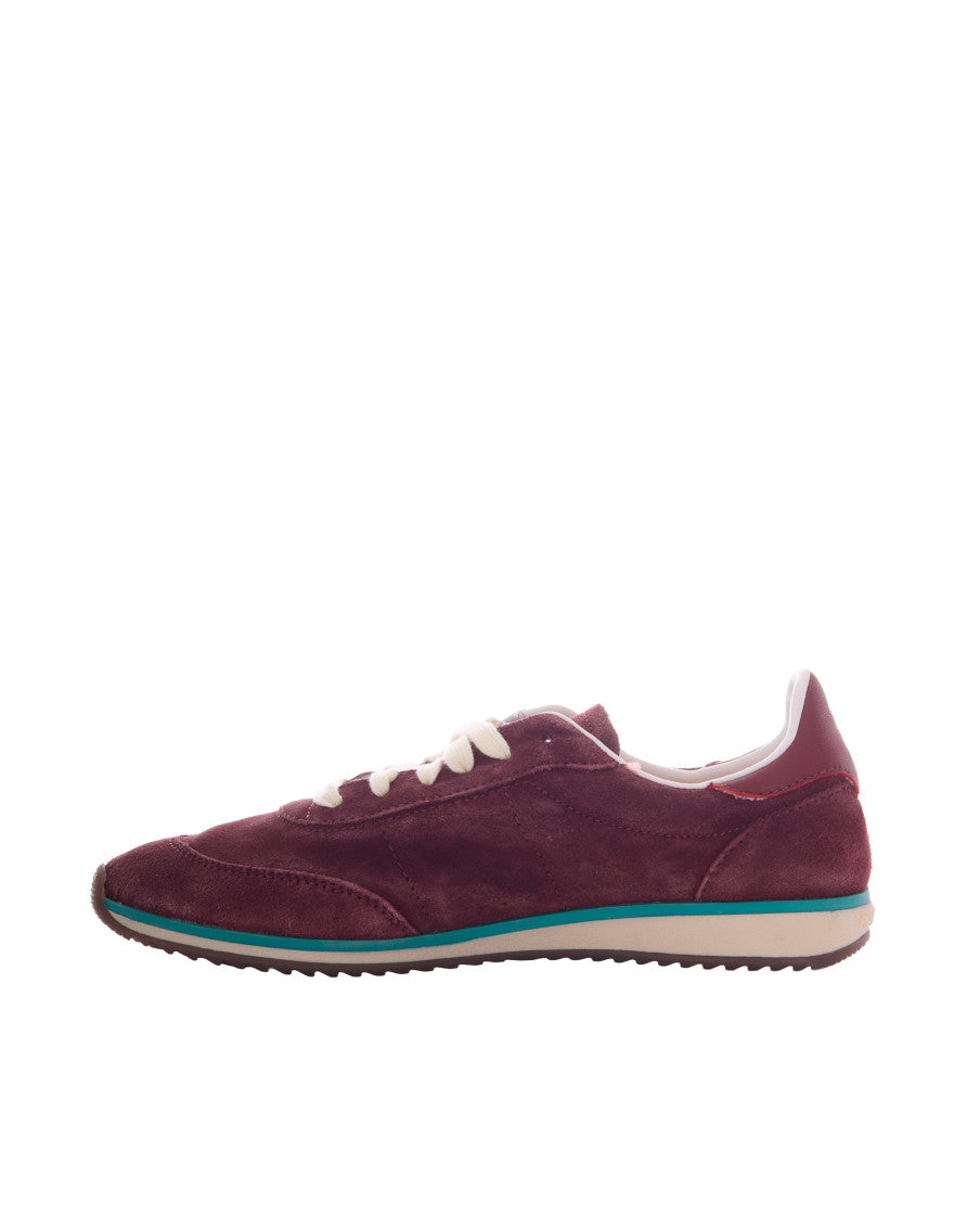 Maroon Suede Sneakers 3