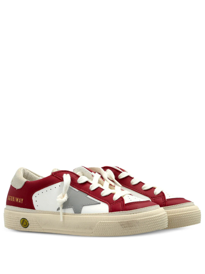 White Color Block Sneakers 2
