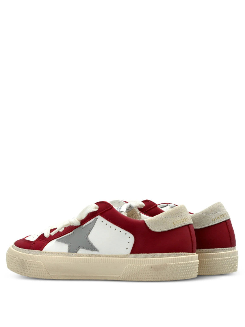 White Color Block Sneakers 3