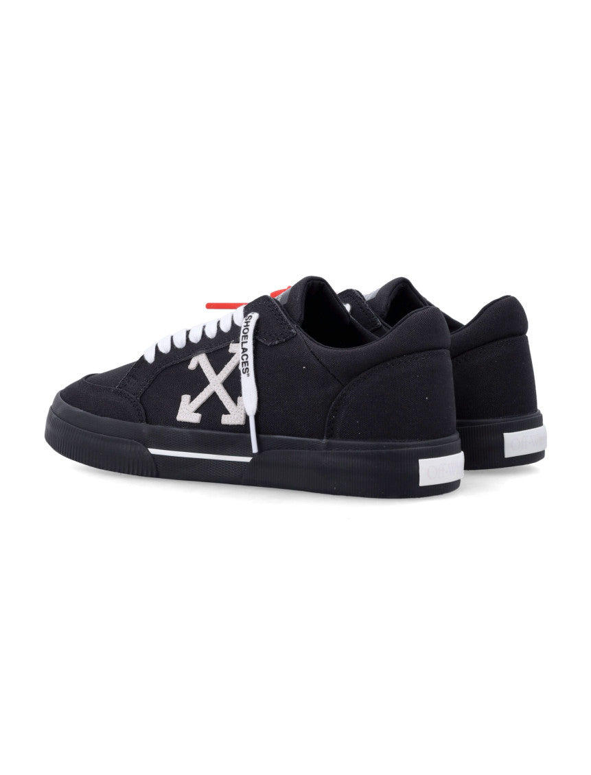 Black Logo Vulcanized Sneakers 4
