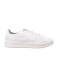White Perforated Leather Sneakers 1