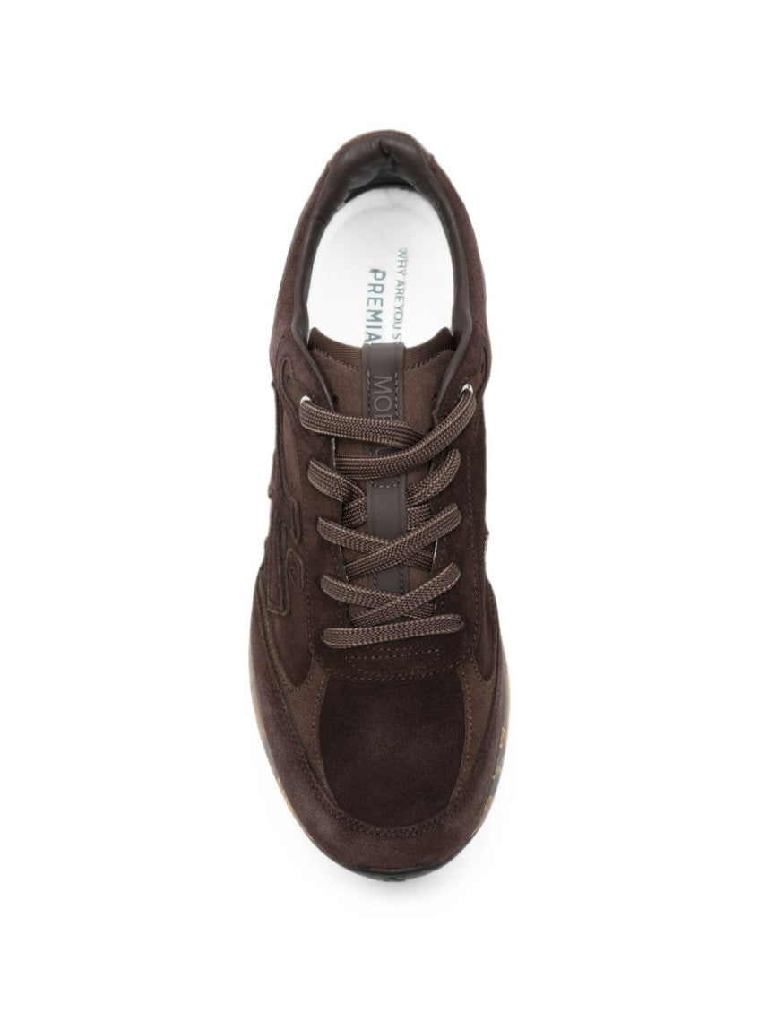 Brown Lace-up Sneakers 4
