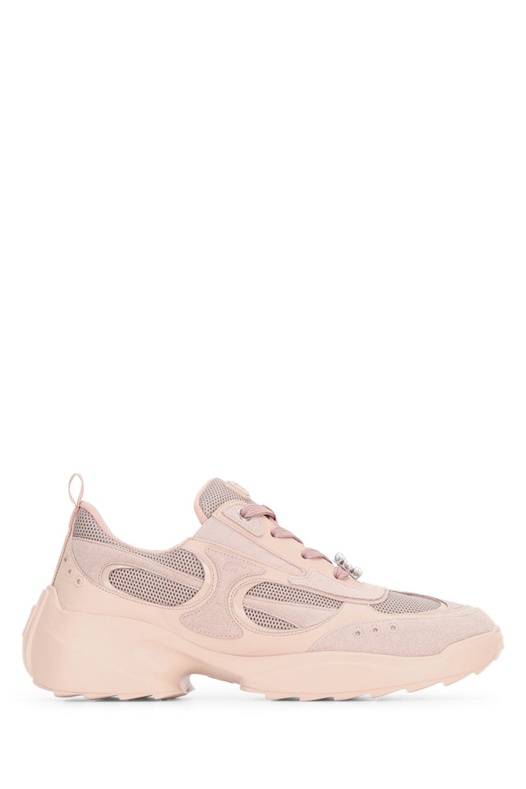 Pink Embellished Sneakers 1