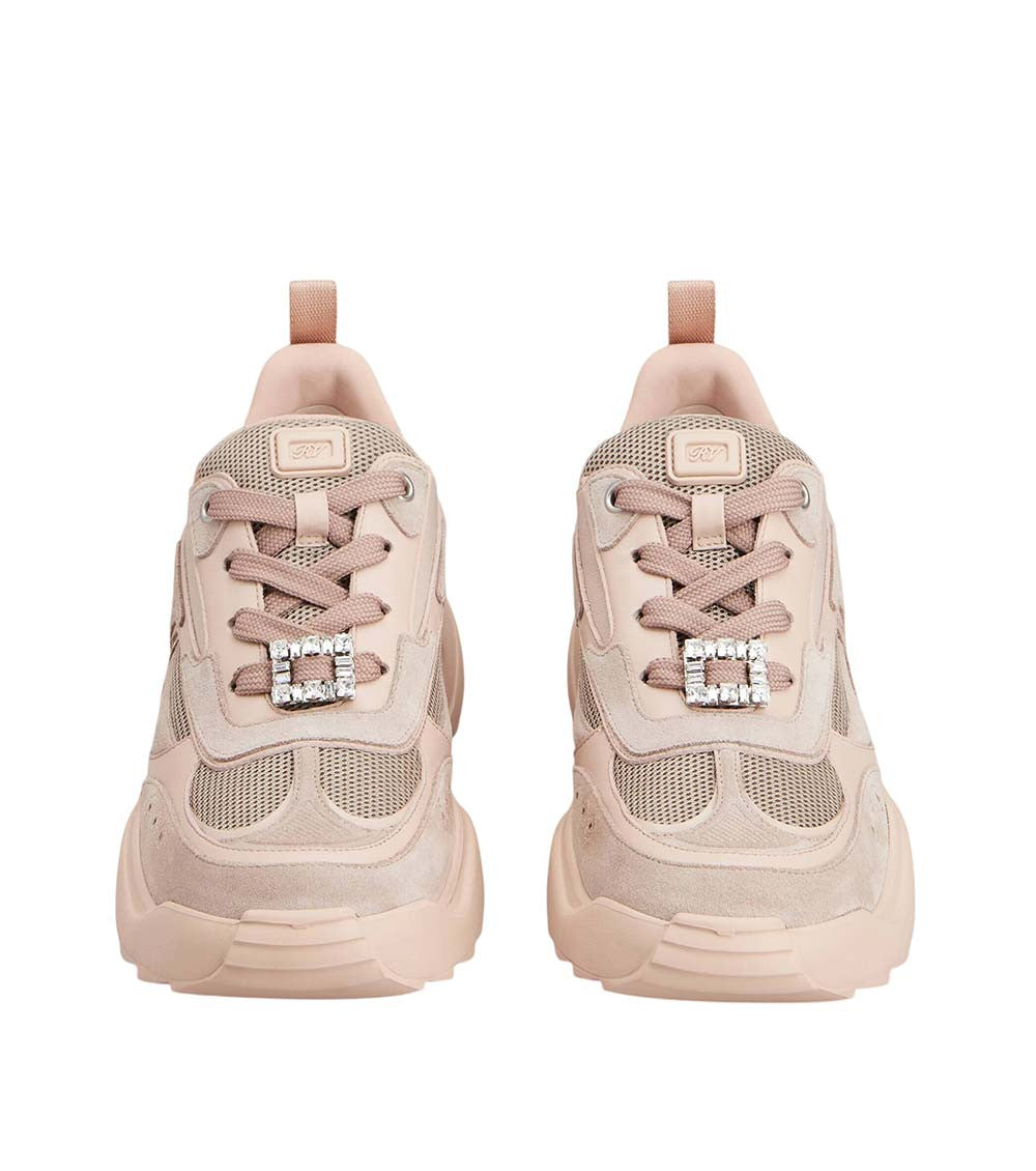 Pink Embellished Sneakers 3