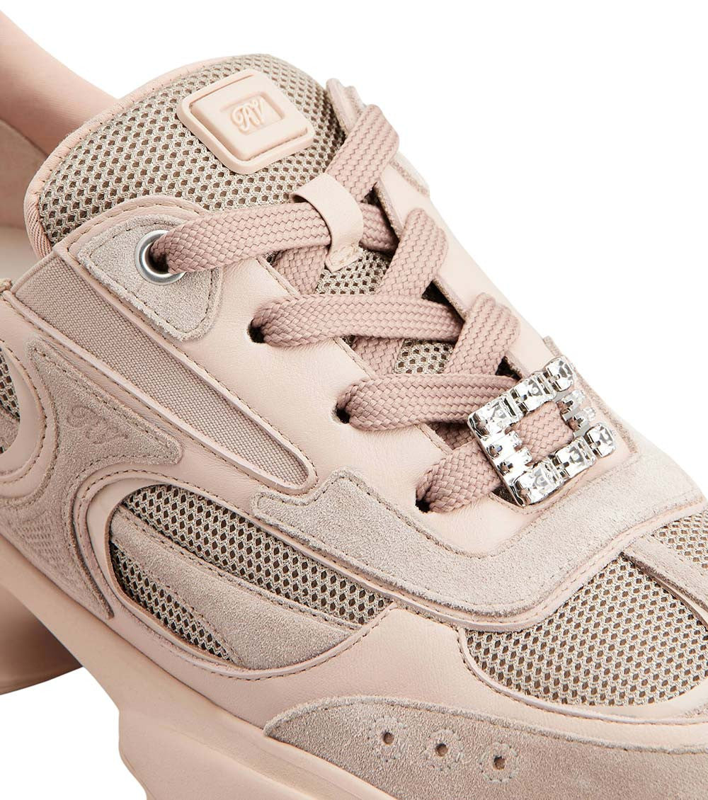 Pink Embellished Sneakers 5