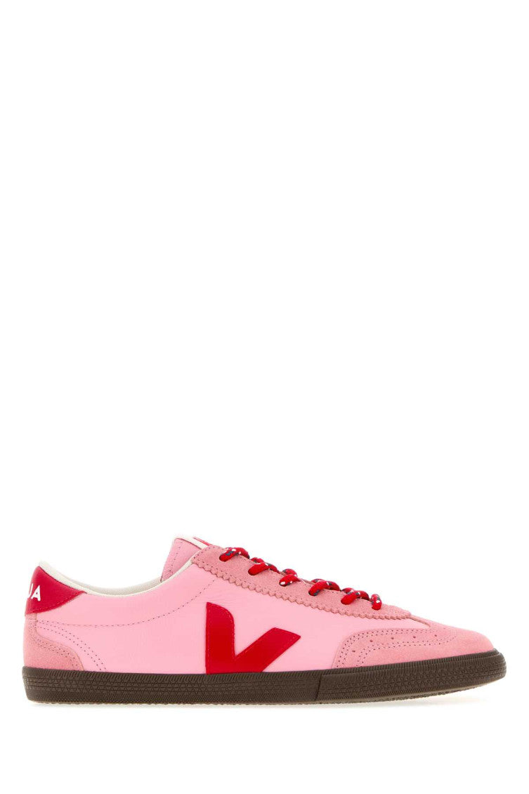 Pink Color Block Sneakers 1
