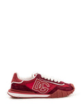 Burgundy Logo Sneakers 1