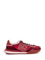 Burgundy Logo Sneakers 1