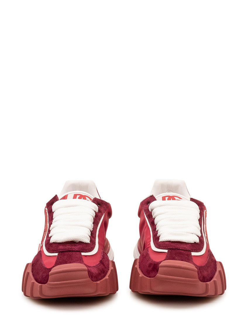 Burgundy Logo Sneakers 2