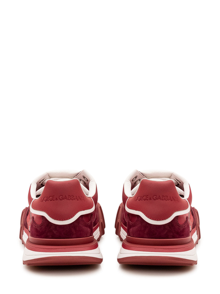 Burgundy Logo Sneakers 3