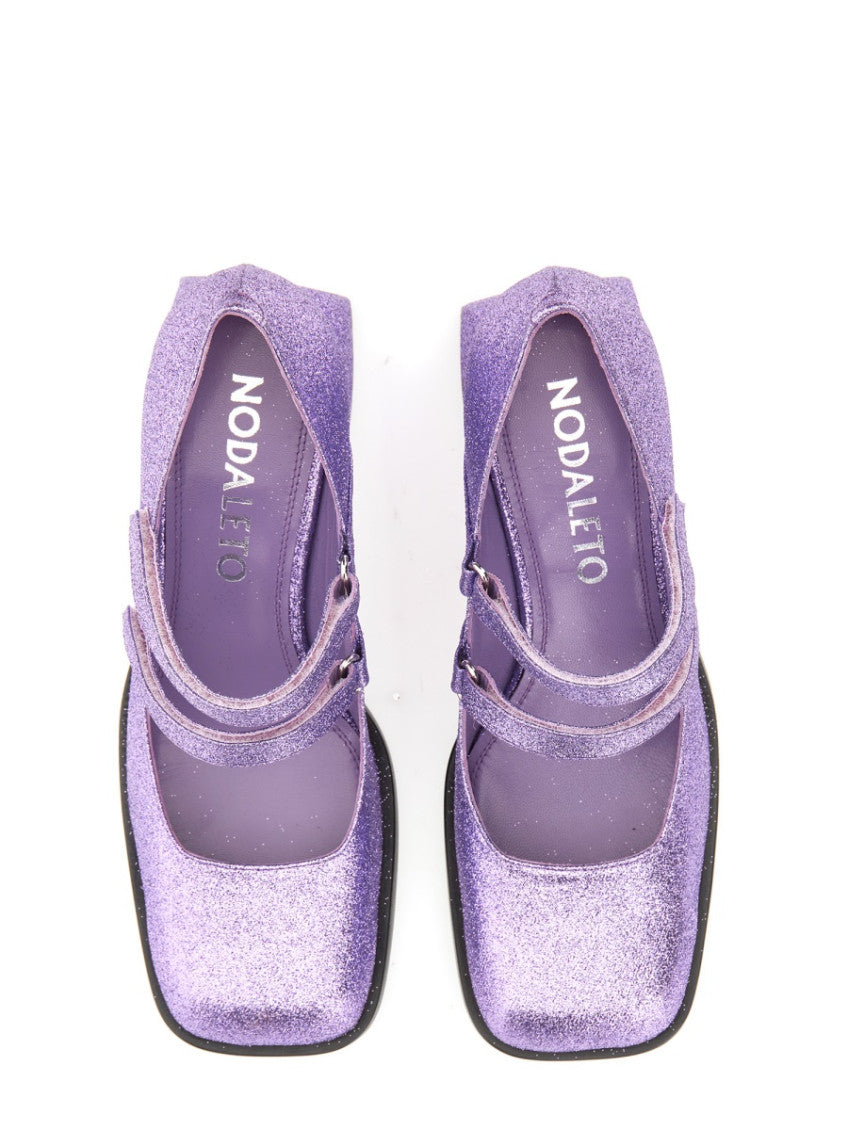 Purple Embellished Pumps 2