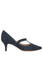 Blue Pointed-toe Pumps 1