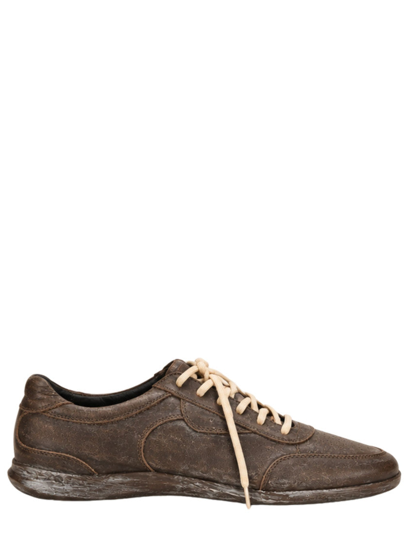 Brown Distressed Osterly Sneaker 1