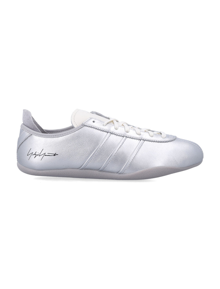 Silver Leather Sneakers 1