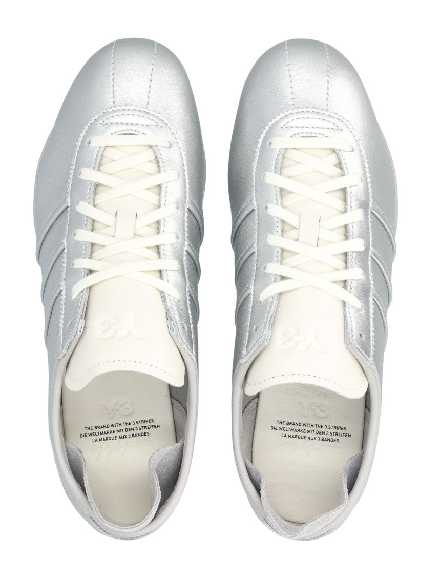 Silver Leather Sneakers 2