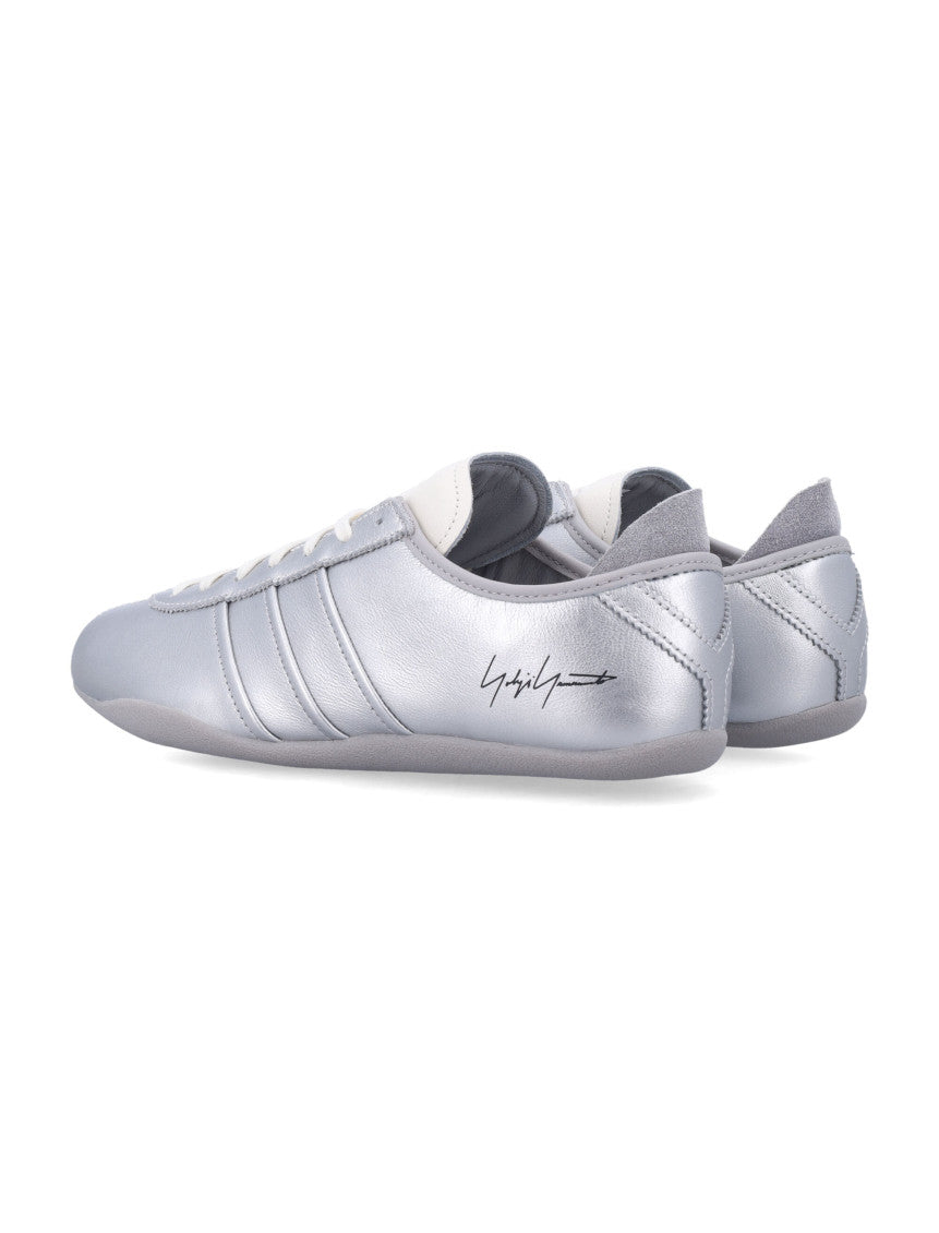 Silver Leather Sneakers 4