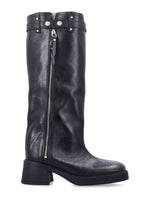 Black Leather Boots 1