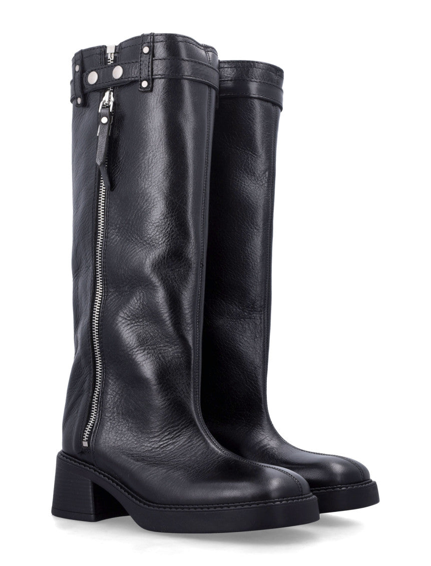 Black Leather Boots 2
