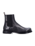 Black Slip-on Chain Boots 1