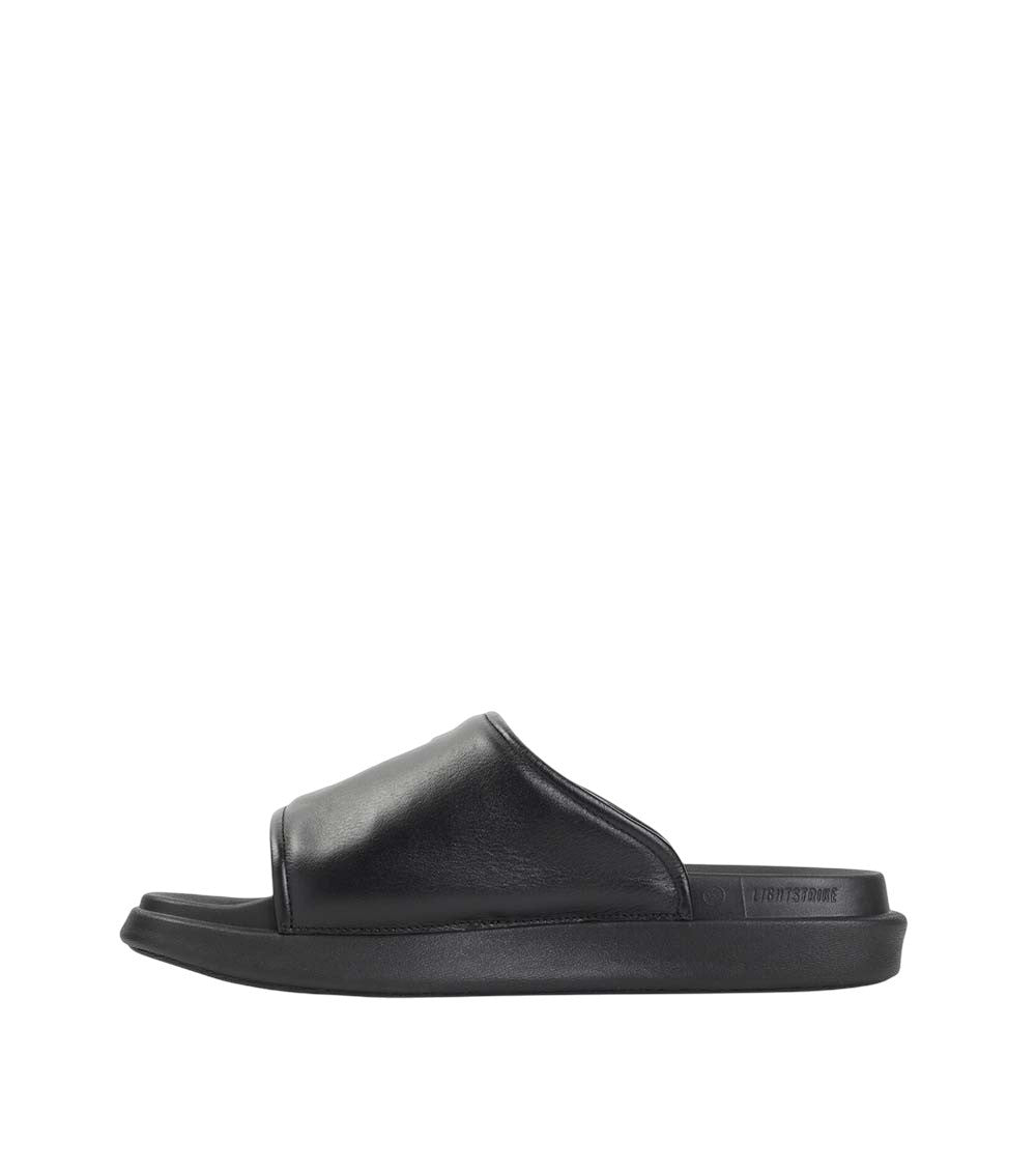 Black Slip-on Sandals 2