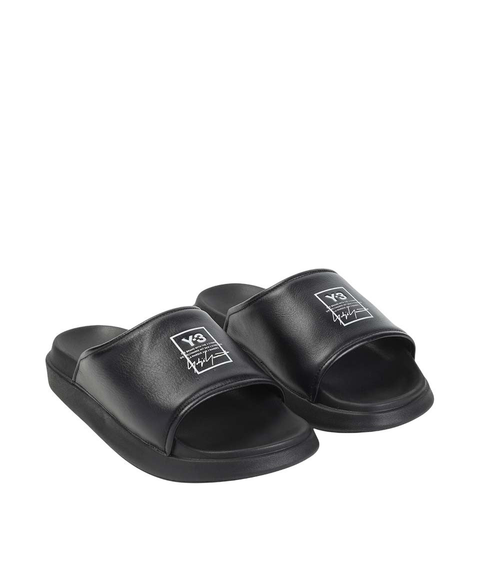 Black Slip-on Sandals 3