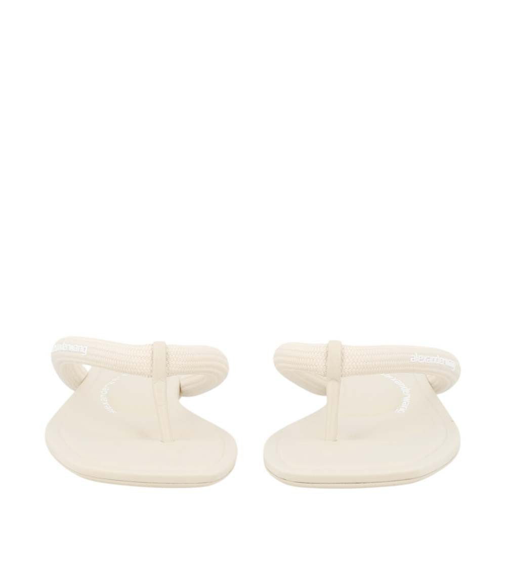 Off White Logo Sandals 3