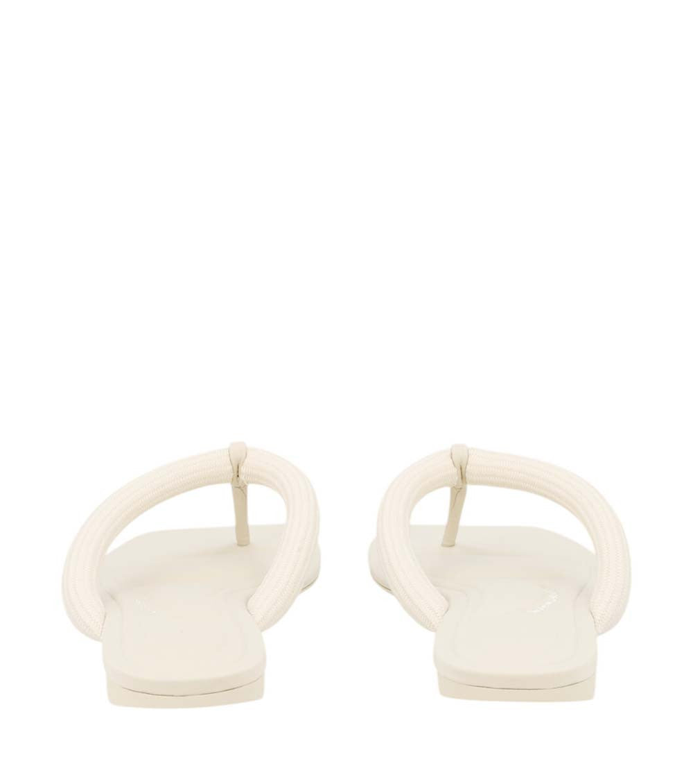 Off White Logo Sandals 4