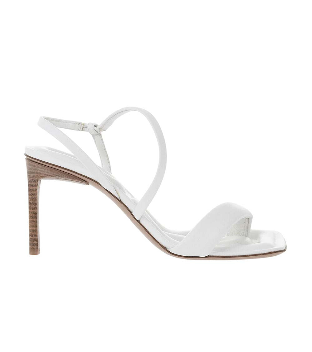White Leather Heels 1