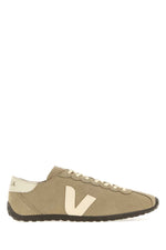 Beige Logo Sneakers 1