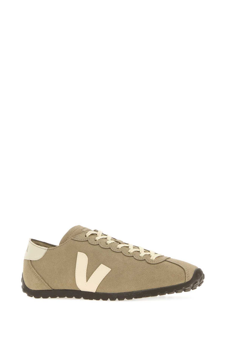 Beige Logo Sneakers 2