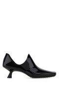Black Leather Mules 1