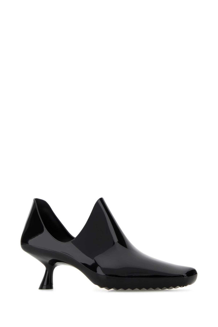 Black Leather Mules 2