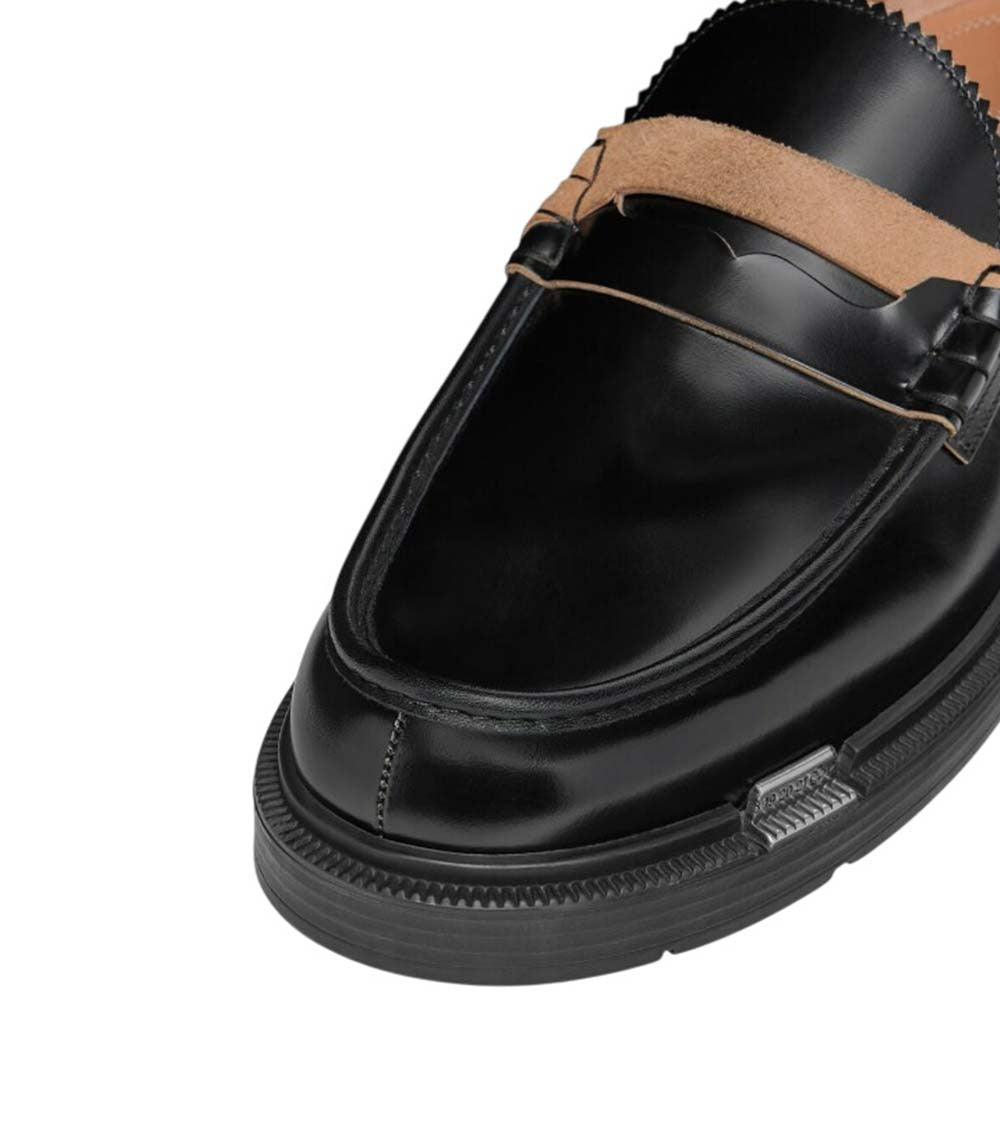 Black Leather Loafers 5