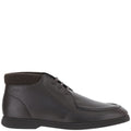 Dark Brown Leather Lace-Up Boots 1