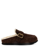 Brown Suede Mules 1