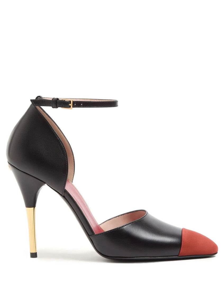 Black Ankle-strap Pumps 1