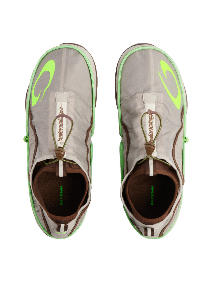 Beige Logo Sports Sneakers 3