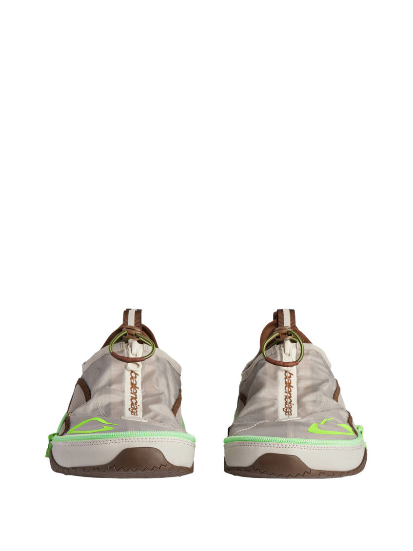 Beige Logo Sports Sneakers 4