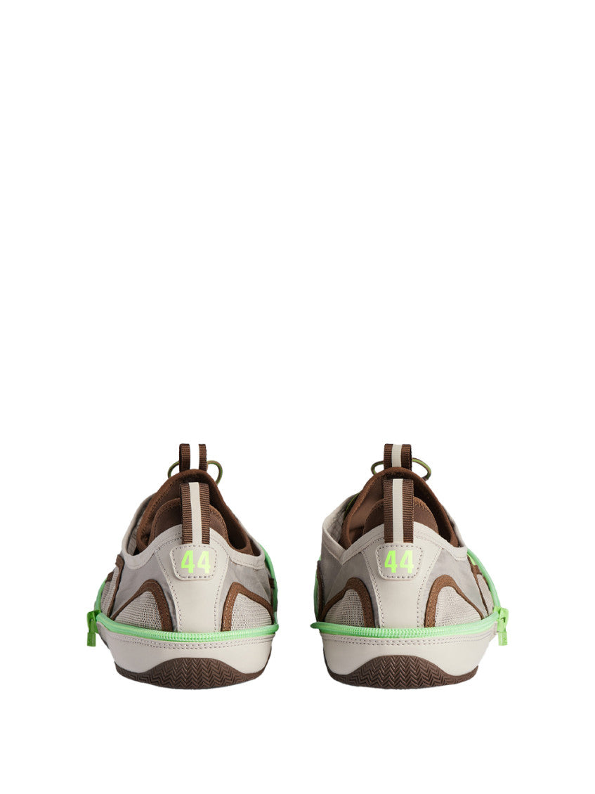Beige Logo Sports Sneakers 5