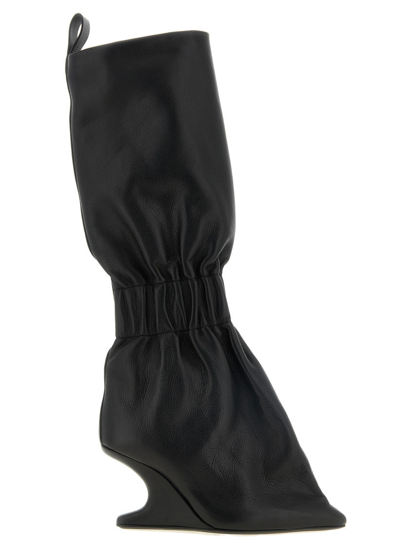 Black Solid Cantitaquito-8 Boots 1