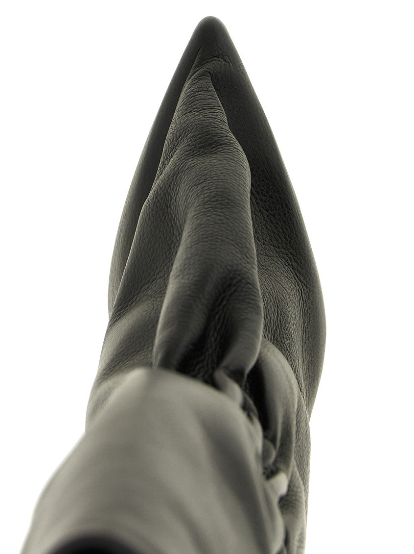 Black Solid Cantitaquito-8 Boots 4
