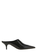 Black Leather Pointed-toe Pumps 1