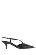Black Leather Pumps 1